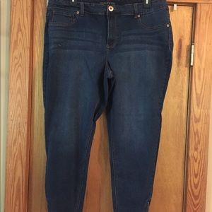 Maurice ankle zipper skinny jeans